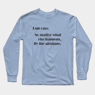 Fly the aeroplane Long Sleeve T-Shirt